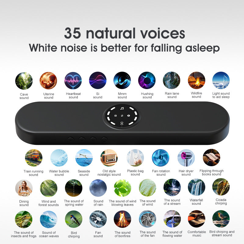 Under-Pillow White Noise Sleep Speaker - No Earbuds