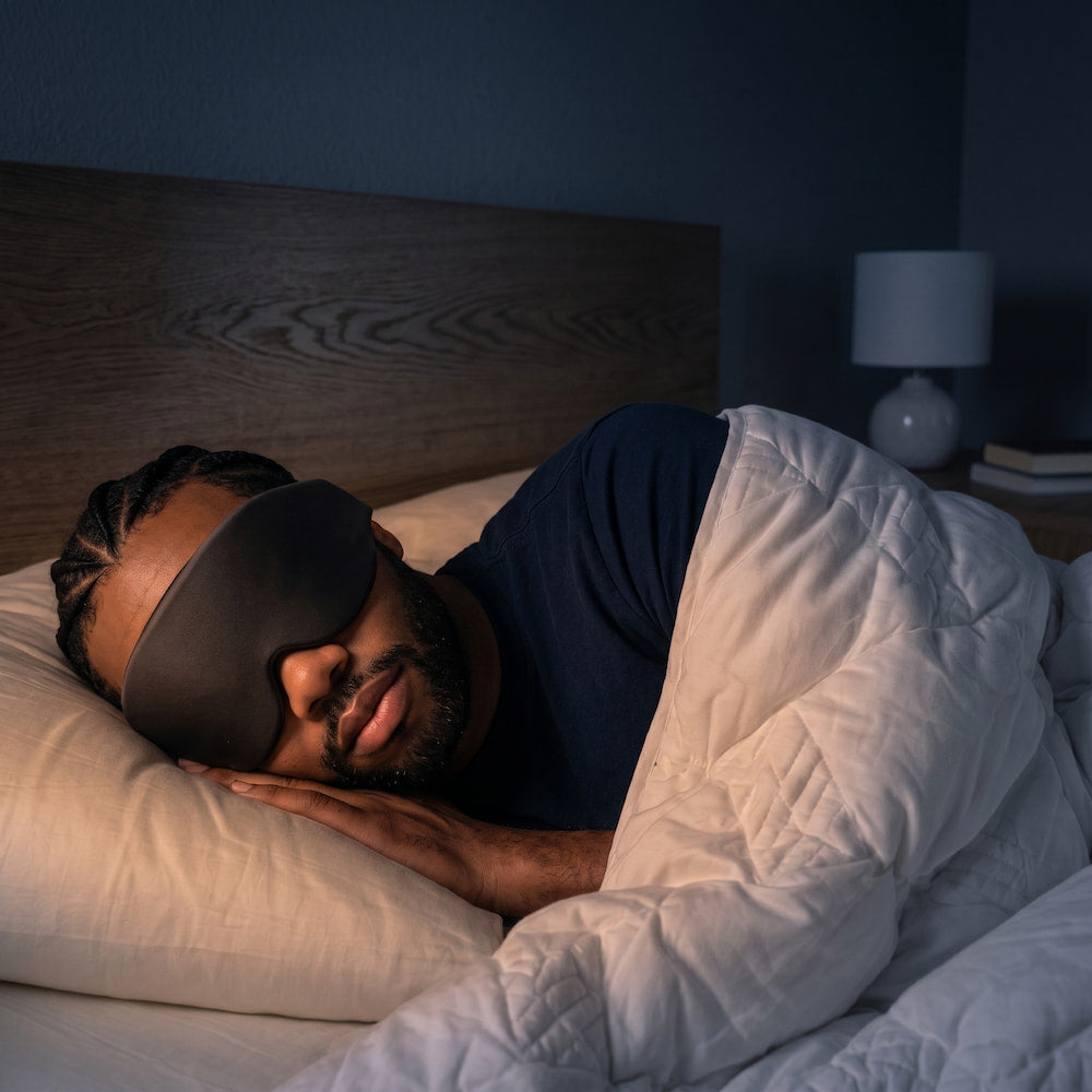 How Alex finally sleeps on his side, rested