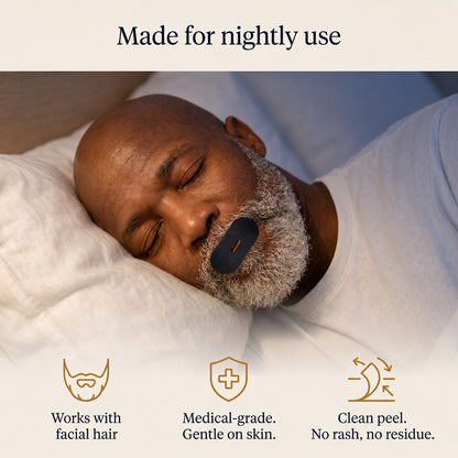 Elastic Mouth Tape with Breathing Hole